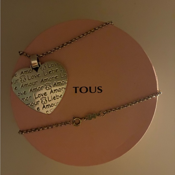 Tous Amore Silver Heart Pendant - Picture 1 of 3